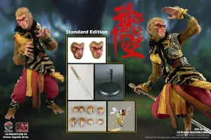 Designer Model 303Toys x Ou Zhi Xiang 1/6 Chinese Legends Series Sneaking on Yalong Hill Sun Wukong 72 Metamorphoses Standard Version Sixth Scale Figure GF006