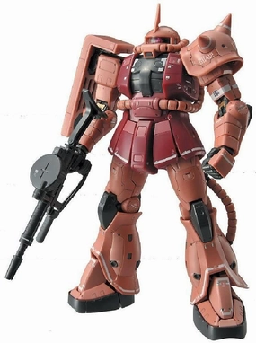 Realistic Model Gundam 1/144 RG #02 Gundam 0079 MS-06S Zaku II (Char Aznable's Custom) Model Kit