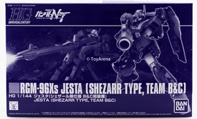 Gundam 1/144 HGUC Gundam Unicorn RGM-96Xs Jesta Shezarr Type, Team B & C Model Kit Exclusive Multi Pose