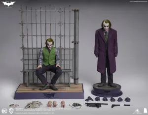 Queen Studio x InArt 1/6 The Dark Knight Joker Deluxe Edition Sixth Scale Figure 2 Figure Set Pt A001D1 (Rooted Hair) Action Character