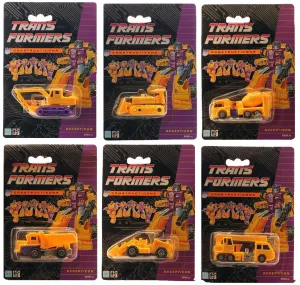 Transformers G2 UK Complete Devastator Constructicons Set 6 Figures Rare Bird Replica