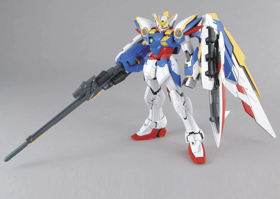 Gundam 1/100 MG Gundam Wing XXXG-01W Wing Gundam EW Model Kit Mythical Animal Crystal Figure