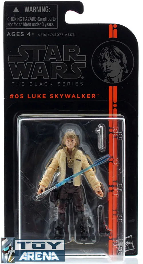 Vinyl Statue Hasbro Star Wars Black Series #05 Luke Skywalker 3.75 Inch Figure