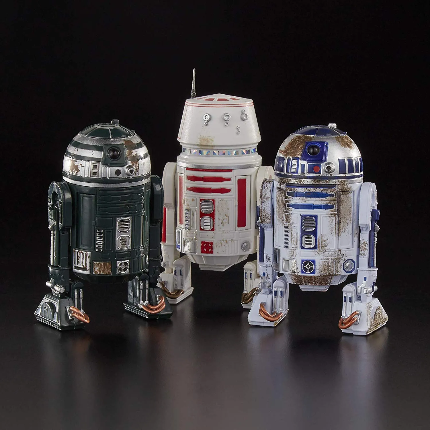 Hasbro Star Wars Black Series Red Squadron 3-Pack (R2-D2/R5-D8/R2-X2) 6 Inch Action Figure Set Dynamic Sculpture Gaming Figure