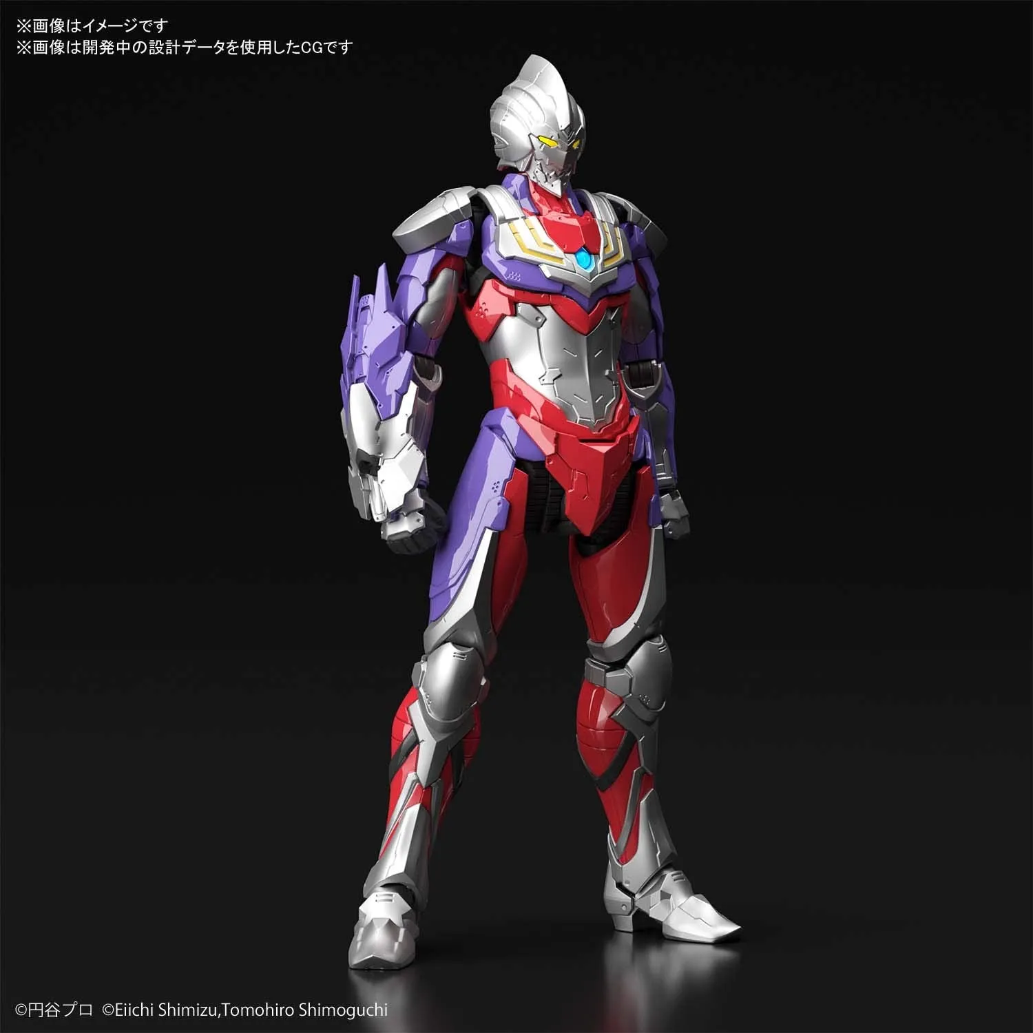 Figure-Rise Standard 1/12 Ultraman Suit Tiga Plastic Model Kit Stone Statue Superhero Art