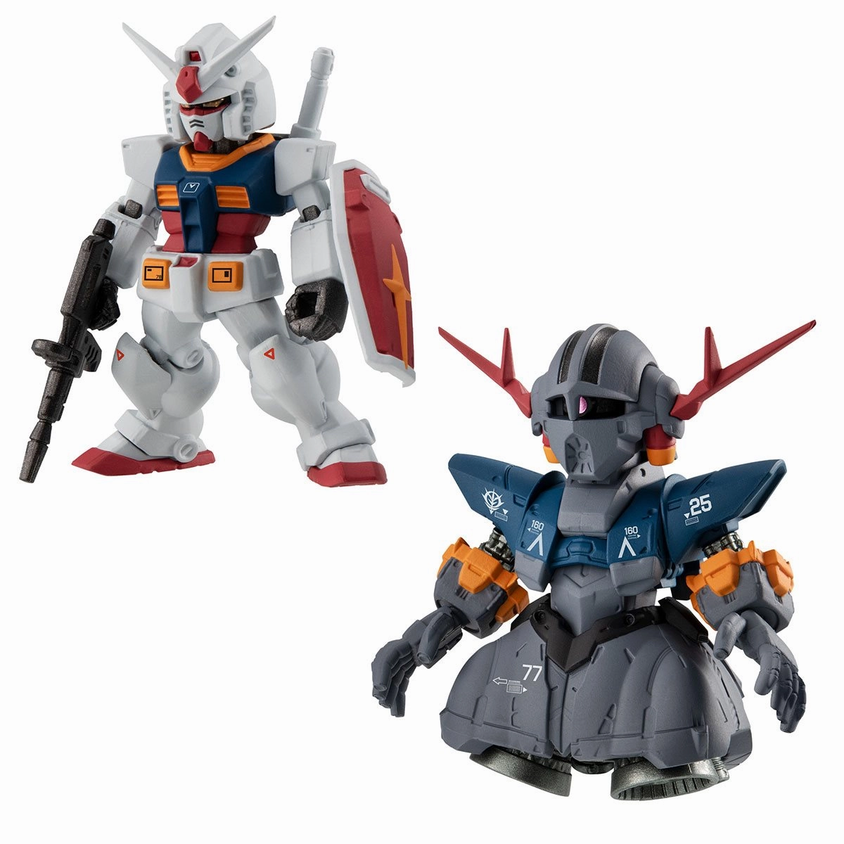 Bandai FW Fusion Works Gundam Converge 45th Commemorative Last Shooting Set Trading Figure Set of 2 Battle Model