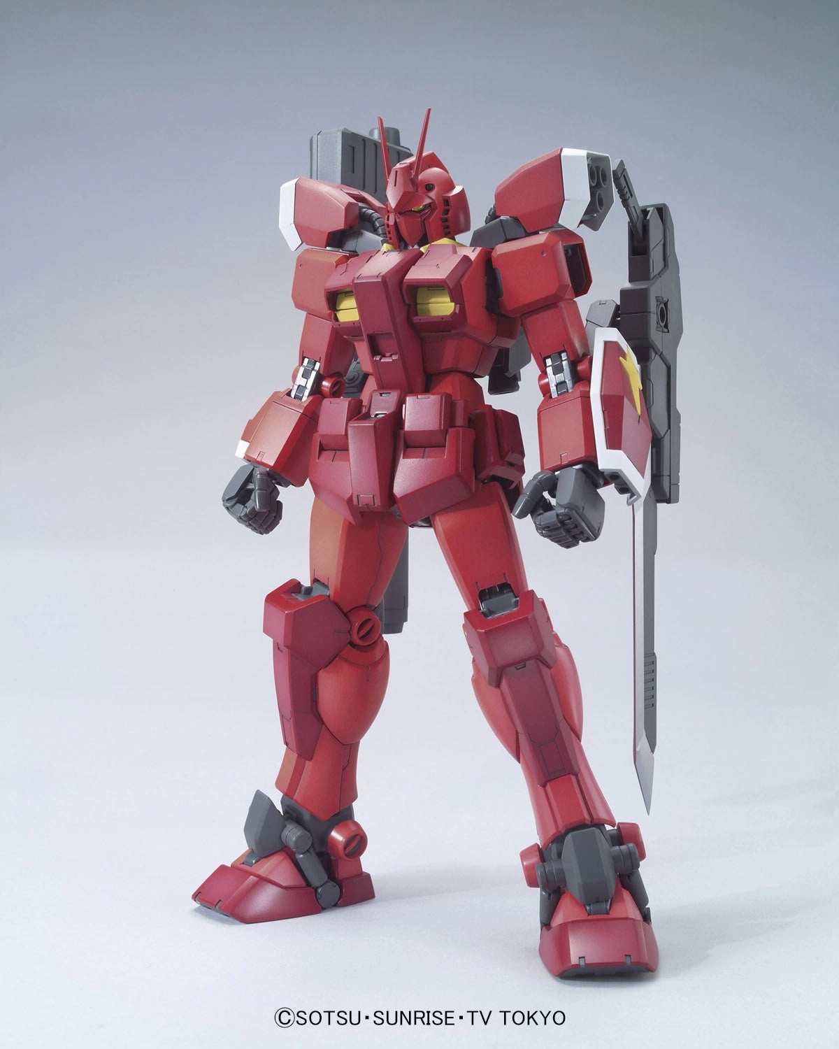 Plush Companion Gundam 1/100 MG Build Fighters Try PF-78-3A Gundam Amazing Red Warrior Model Kit