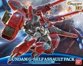 Gundam 1/144 HG Reconguista G #12 Gundam G-Self with Assault Pack Model Kit Battle Hero