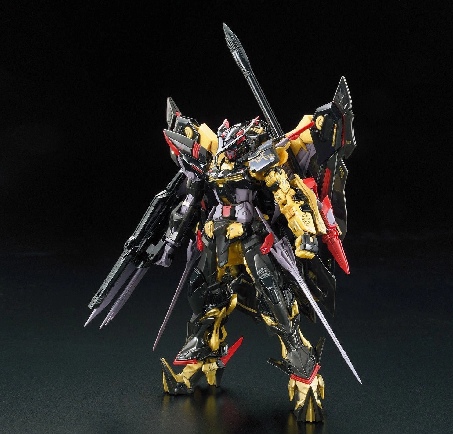 Factory Direct Gundam 1/144 RG #24 Seed Astray MBF-P01-Re2AMATU Gundam Astray Gold Frame Amatsu Mina Model Kit
