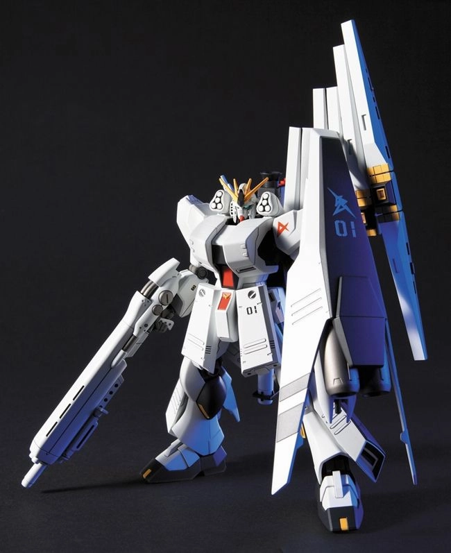Fantasy Quest Gundam 1/144 HGUC #093 Char's Counterattack MSV FA-93HWS Nu Gundam HWS (Heavy Weapon System) Model Kit