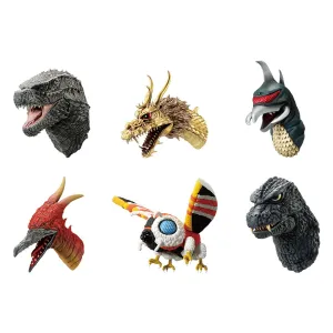 Bandai Ichibansho Zakka Magnet Monster Head Godzilla (Monster Biographies G) Box of 6 Figure Gaming Article