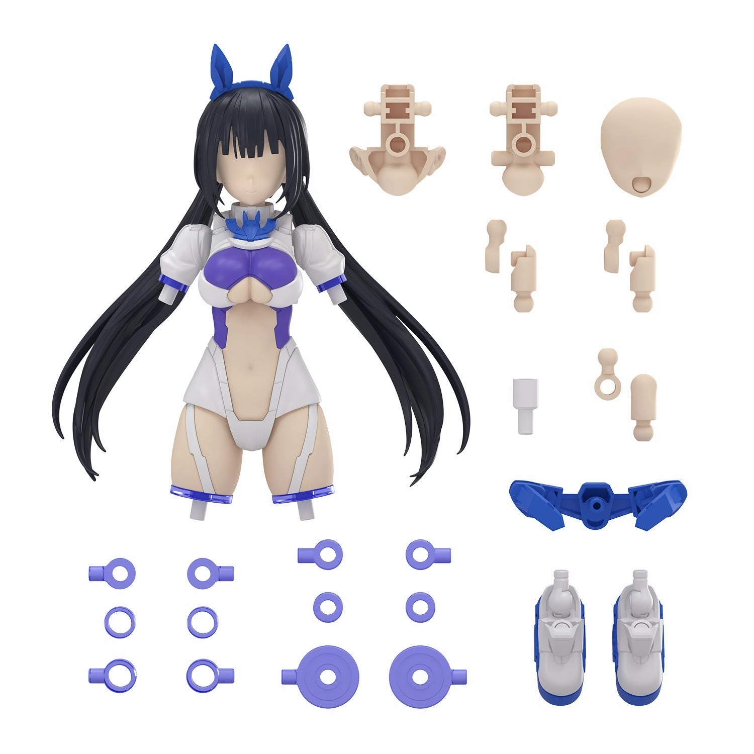 Tempo Control Bandai 30 Minutes Sisters 30MS OP-21 Option Parts Set 21 Sprint Costume (Color B) Model Kit