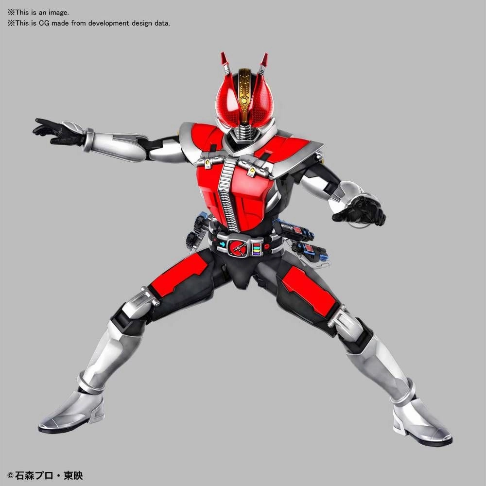 Bandai Figure-rise Standard Kamen Rider Den-O (Standard Sword Form & Plat Form) Model Kit Posable Statue Collectors Statue