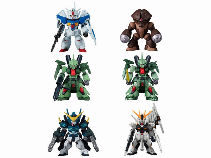 Kids Room Bandai FW Fusion Works Gundam Converge 10th Anniversary Selection #02 Trading Figure Set of 6