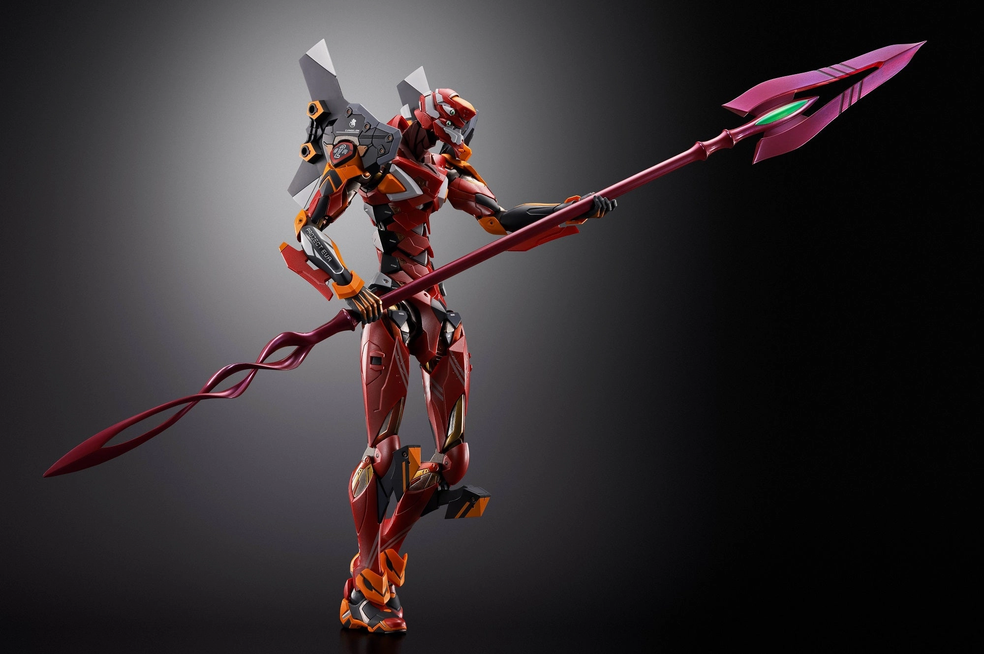 Solar System Bandai Metal Build Evangelion EVA-02 Production Model (30th with the Spear of Cassius) Action Figure