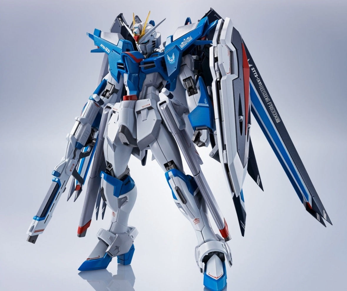 Display Model Gaming Hero Bandai Metal Robot Spirits Gundam Seed Freedom STTS-909 Rising Freedom Gundam Action Figure