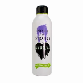 BEETLEJUICE - Strange & Unusual - Stainless Steel Bottle 750ml Workplace Scenario Memory Boost