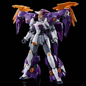 Gundam 1/144 HGUC Gundam Wing Dual Story: G-Unit OZ-10VMSX Gundam Aesculapius Model Kit Exclusive Light Up Feature Limited Statue