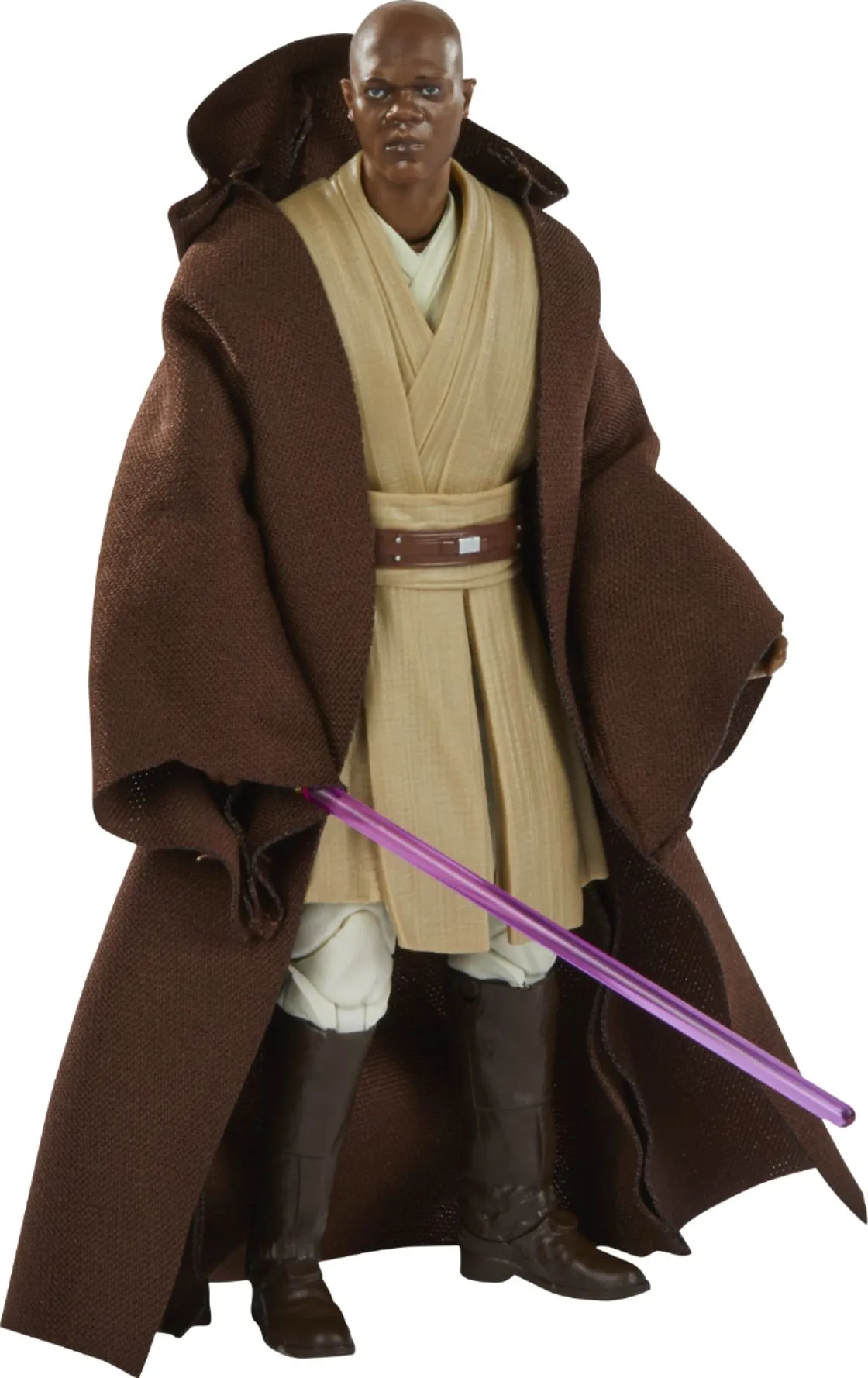Hasbro Star Wars Black Series 50th Anniversary Episode I Mace Windu 6 Inch Action Figure Fantasy Art Virtual Collectible