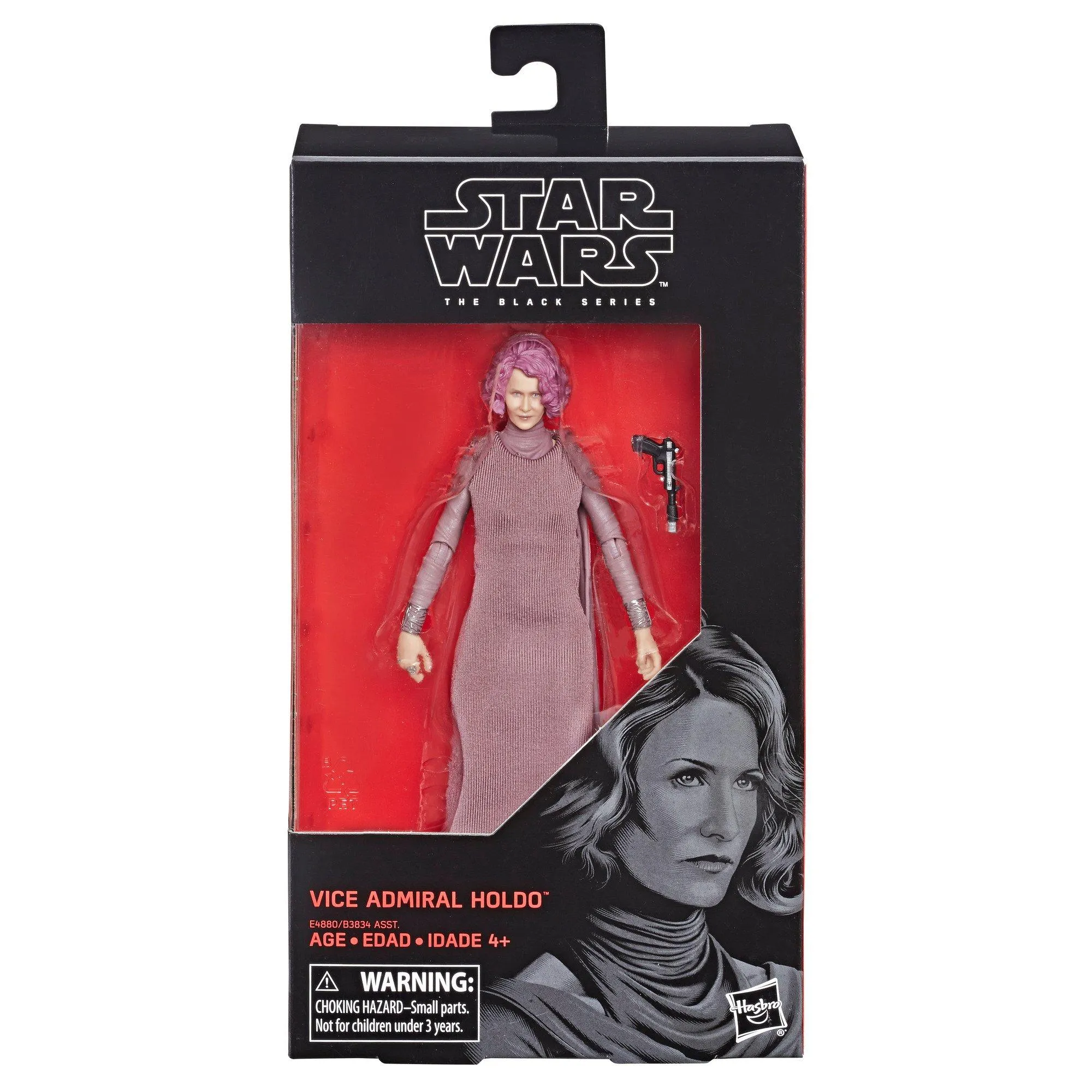 Bird Replica Robot Toy Hasbro Star Wars Black Series Force Awakens #80 Vice Admiral Holdo 6 Inch Action Figure