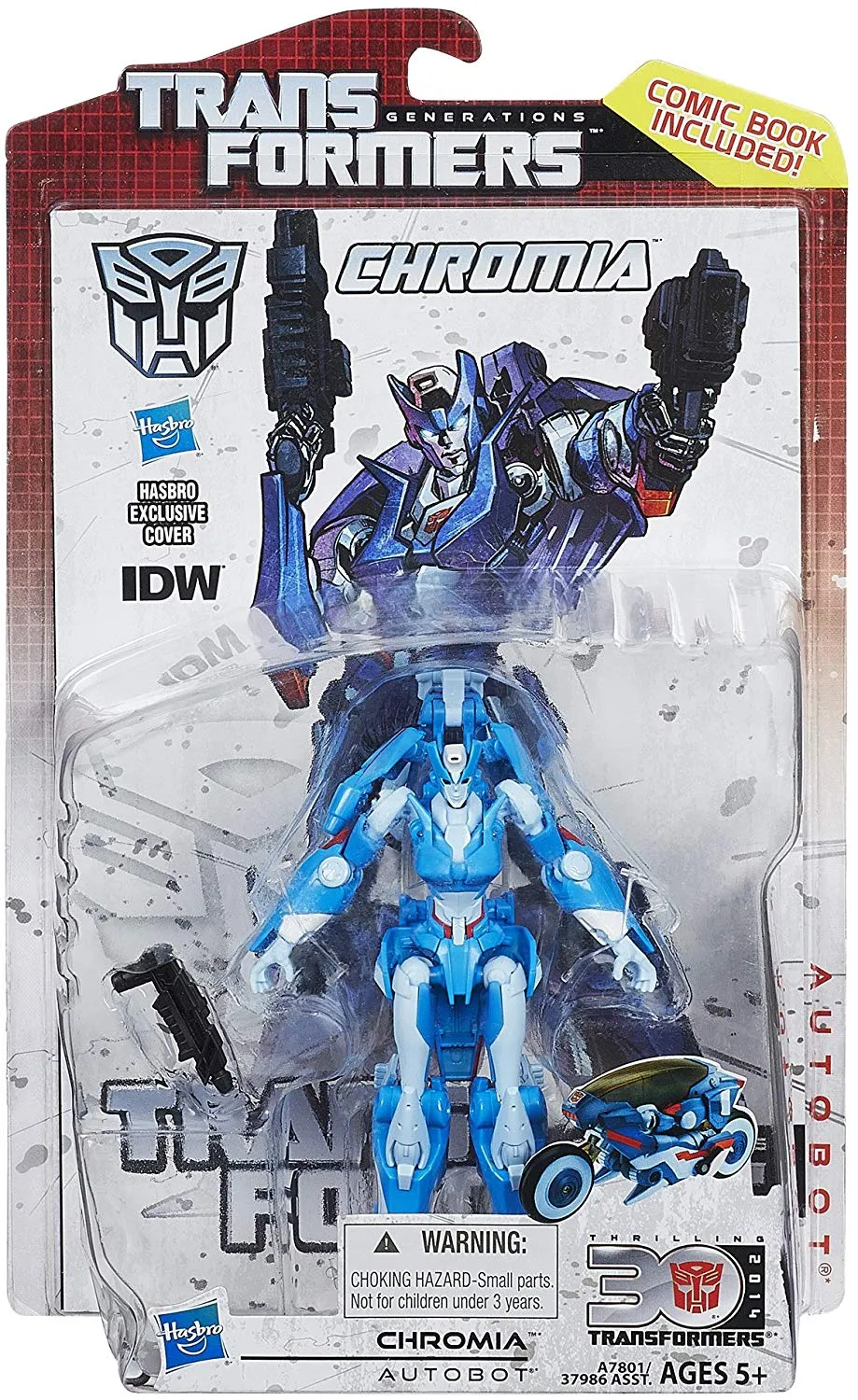 Mythological God Bluetooth enabled Transformers Generations Thrilling 30 Deluxe Class Chromia Action Figure
