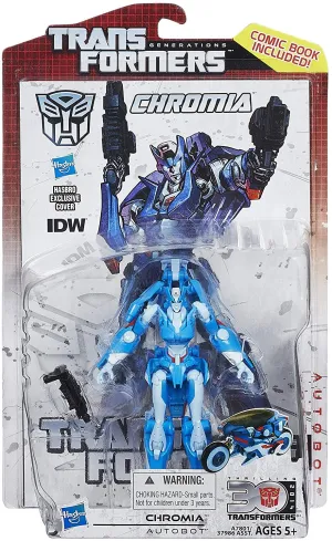 Mythological God Bluetooth enabled Transformers Generations Thrilling 30 Deluxe Class Chromia Action Figure