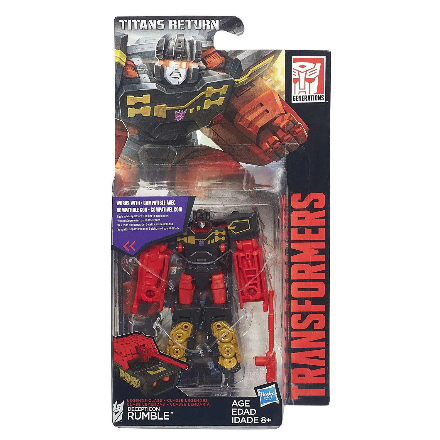 Transformers Generations Titans Return Legend Class Rumble Figure Personalized Gift