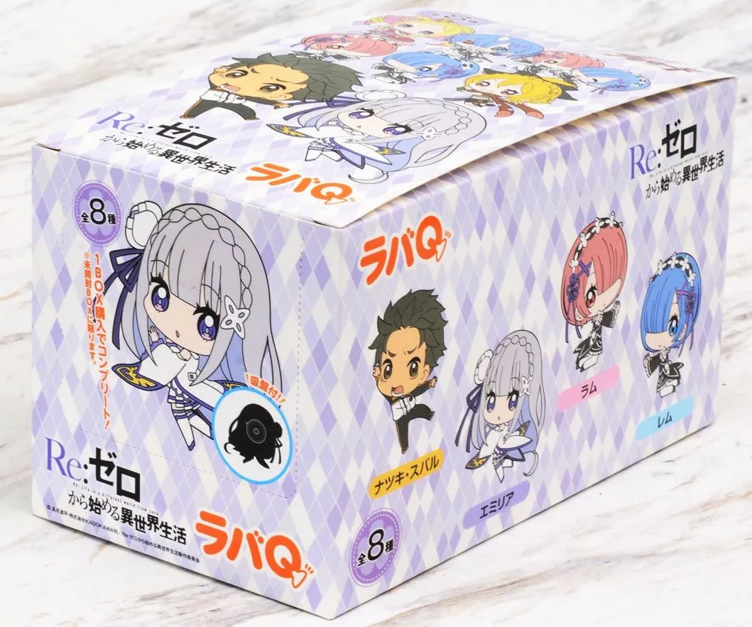 Bushiroad Re:Zero Starting Life in Another World Rubber Mascot Box Set of 8 Magazine Cover
