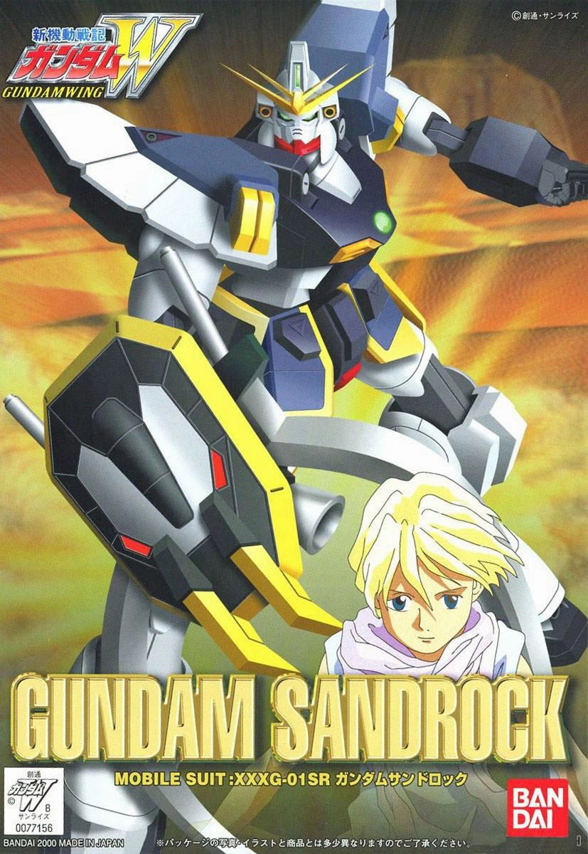 Gundam 1/144 NG Wing WF-05 Gundam Sandrock XXXG-01SR Model Kit Chibi Style Desktop Figure