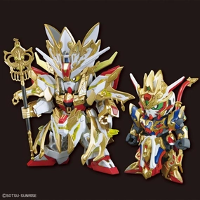 Gundam SDW #33 Gundam World Heroes Wukong Impulse Gundam (CHILDHOOD ver.) and Sanzo Strike Freedom Gundam Model Kit Set Cute Animal