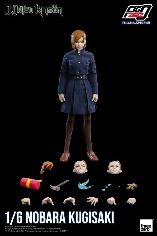 Winter Decoration ThreeZero FigZero 1/6 Jujutsu Kaisen Nobara Kugisaki Scale Action Figure