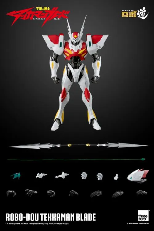 ThreeZero Tekkaman Blade ROBO-DOU Tekkaman Diecast Action Figure Cute Animal Multi Pose