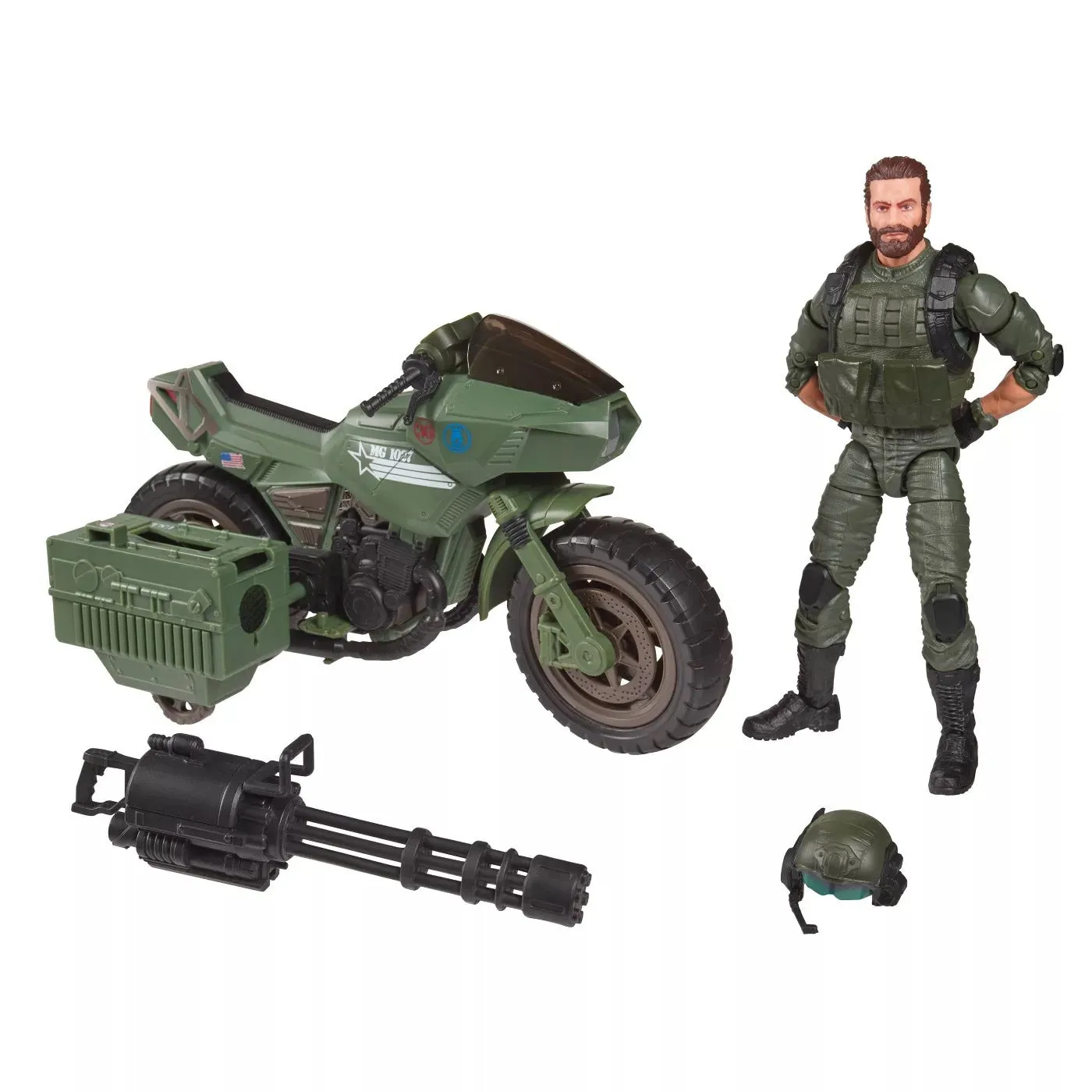 Hasbro G.I. Joe Classified Series #29 Alvin "Breaker" Kibbey with RAM Cycle Action Figure Miniature Statue