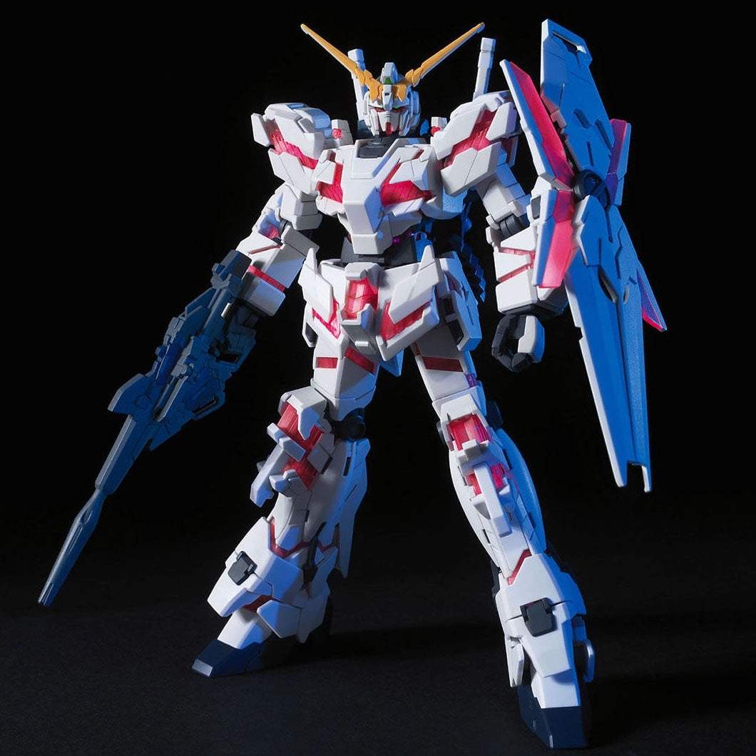 Gundam 1/144 HGUC #100 RX-0 Unicorn Gundam (Destroy Mode) Model Kit Library Decor