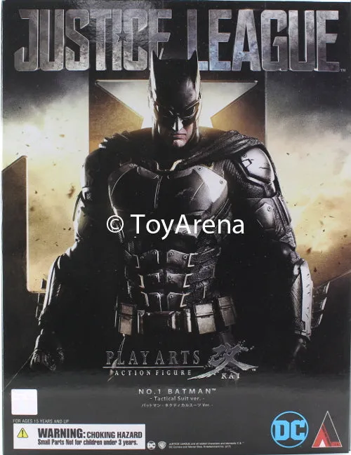 Book Character DC Universe Justice League Movie Batman Tactical Suit Ver. Variant Play Arts Kai Action Figure