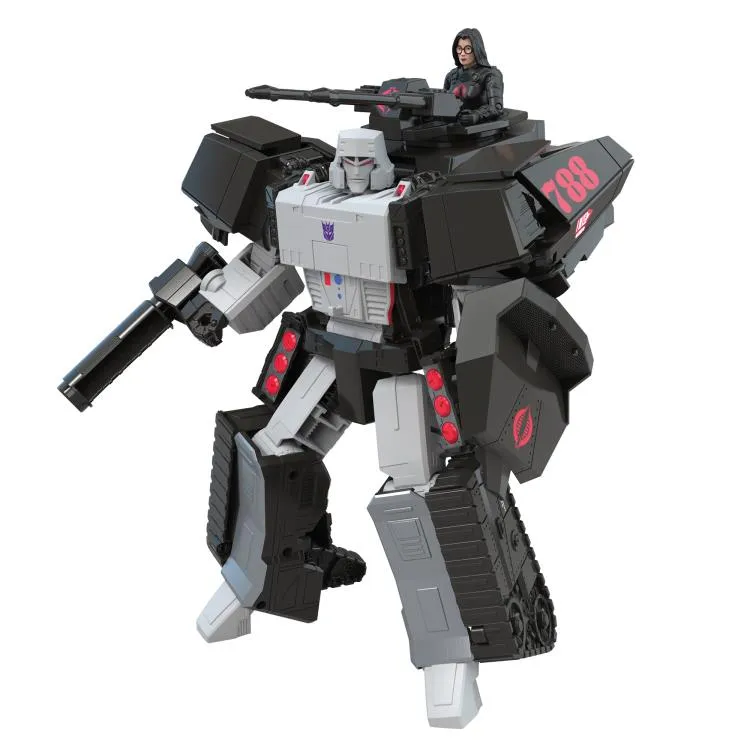 Hasbro Transformers x G.I. Joe Megatron H.I.S.S. Tank & Baroness Action Figure Vinyl Statue
