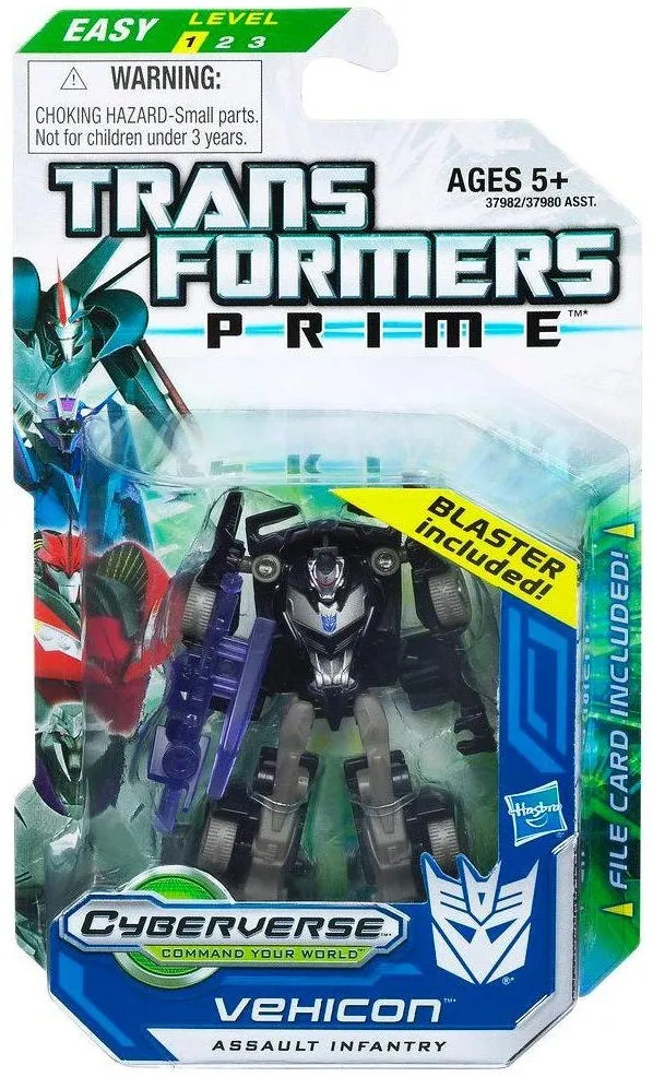Transformers Prime RID Legion Class Vehicon Assault Infantry Cyberverse Fashion Doll Constant Companion