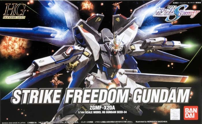Gundam 1/144 HG Seed #34 Strike Freedom ZGMF-X20A Destiny Model Kit Custom Figure