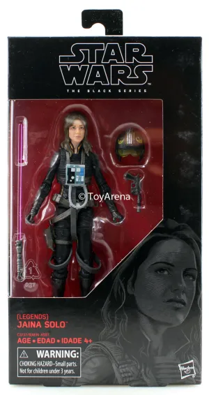 African Art Hasbro Star Wars Black Series Force Awakens #56 Legends Jaina Solo 6 Inch Action Figure