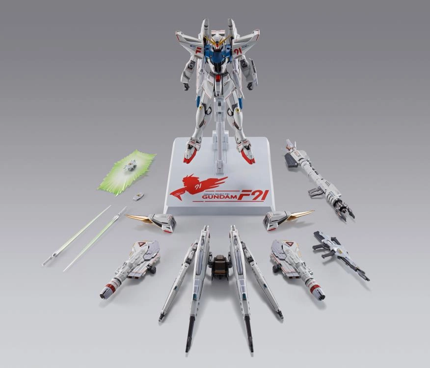 Robot Mecha Bandai Metal Build Gundam F91 Formula 91 (Chronicle White Ver.) Exclusive Action Figure