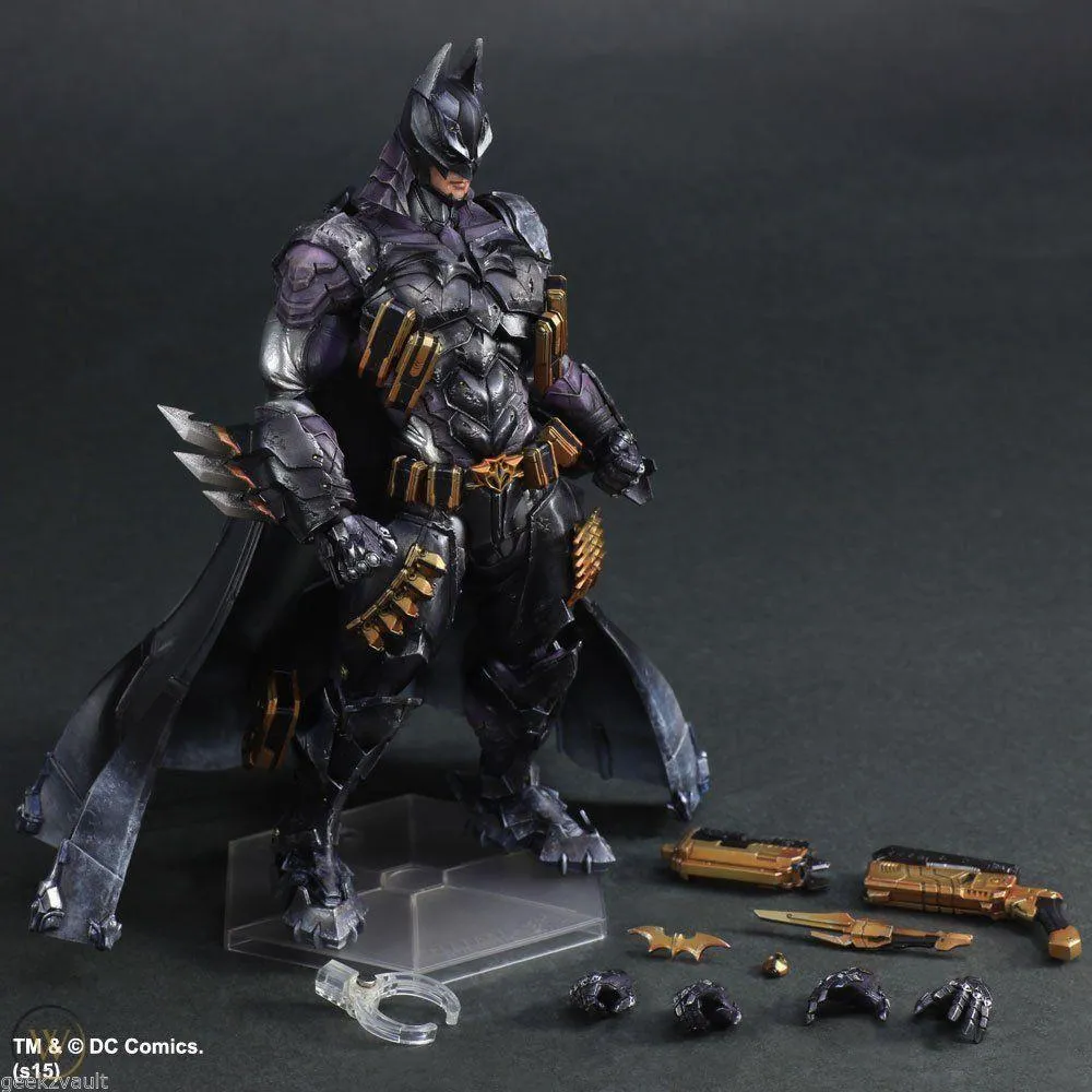 DC Universe Batman Armored Anime Style Play Arts Kai Action Figure Craft Project Fantasy Collectible