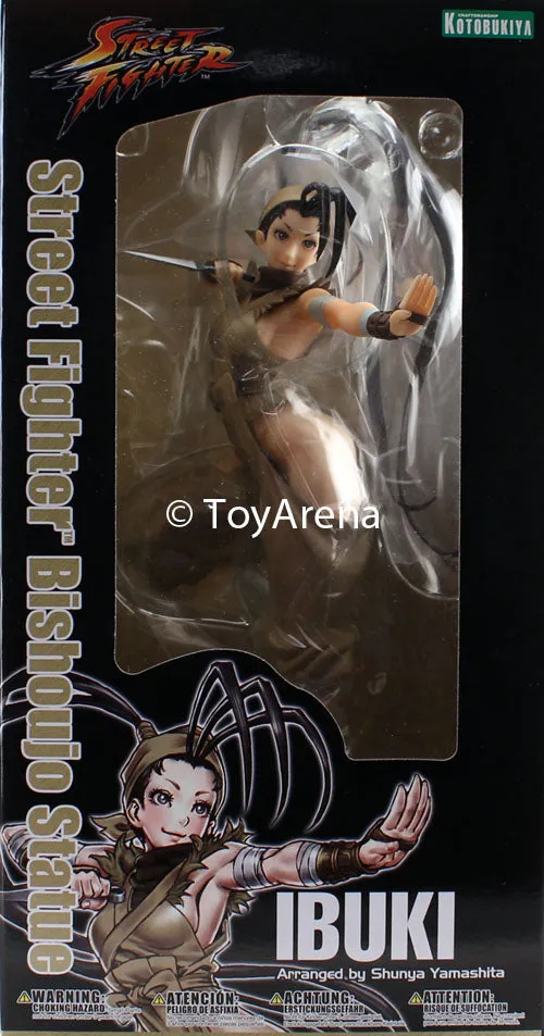 Kotobukiya Bishoujo Ibuki Street Fighter Statue SV158 Gaming Display Robot Toy