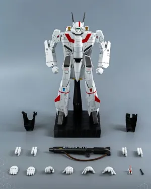 Posable Statue ThreeZero Robotech Macross ROBO-DOU VF-1J Veritech (Rick Hunter) Action Figure