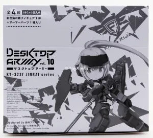 Desktop Army Vol 10 Frame Arms Girl KT-323f Jinrai Series Trading Figures Box Set of 4 Premium Art