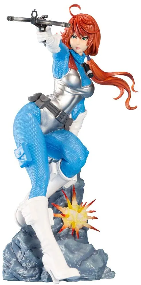 Kotobukiya Bishoujo G.I. Joe Scarlett Sky Blue Color Ver. Statue Figure SV279 PVC Piece