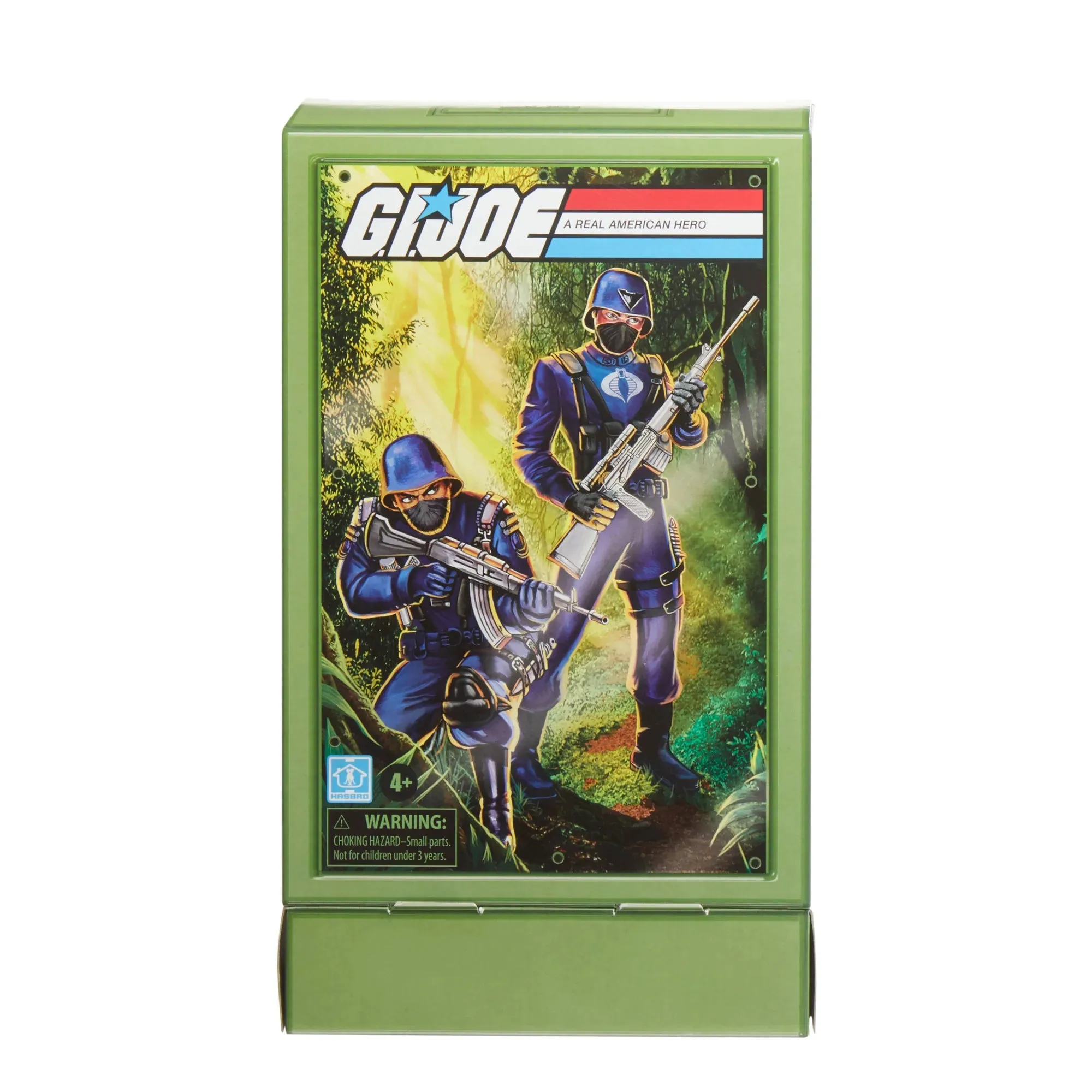 Hasbro Retro G.I. Joe Cobra Officer and Cobra Trooper 2 Pack Collection Action Figure Market Trend International Brand