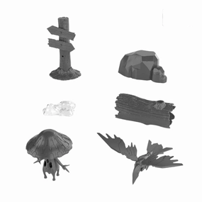 Bandai 30 Minutes Fantasy 30MF 1/144 Customized Structure 1 Accessory Model Kit Photon Energy Size Comparison