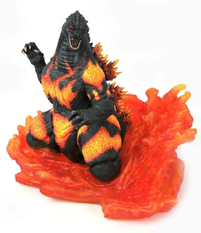 Diamond Select Gallery Diorama Godzilla 1995 Burning Godzilla PVC Figure Statue Bust Superhero Hobby