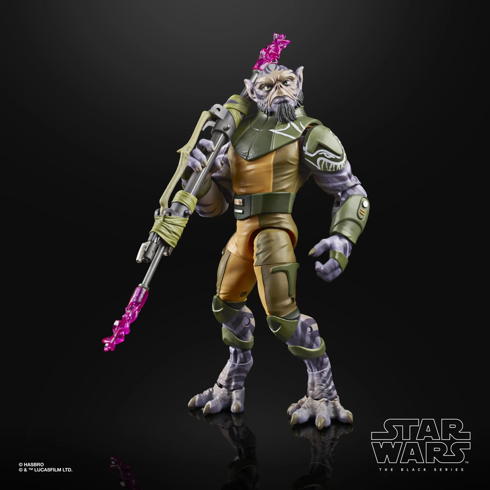 Hasbro Star Wars Black Series Rebels #01 Garazeb Zeb Orrelios 6 Inch Action Figure Biology Model