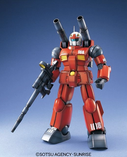 Gundam 1/100 MG Gundam 0079 RX-77-2 Guncannon Model Kit PVC Statue